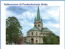 Tablet Screenshot of frederikshavnkirke.dk